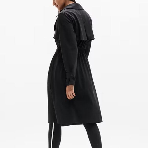 Athleta the Stellar Trench in Black - Size Medium - Picture 3 of 9